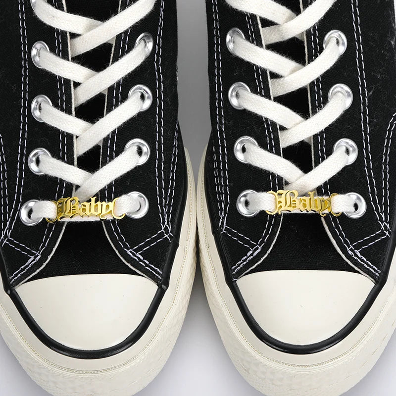 Custom Name Shoe Buckle Stainless Steel Chain Jewelry