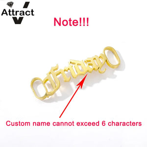Custom Name Shoe Buckle Stainless Steel Chain Jewelry
