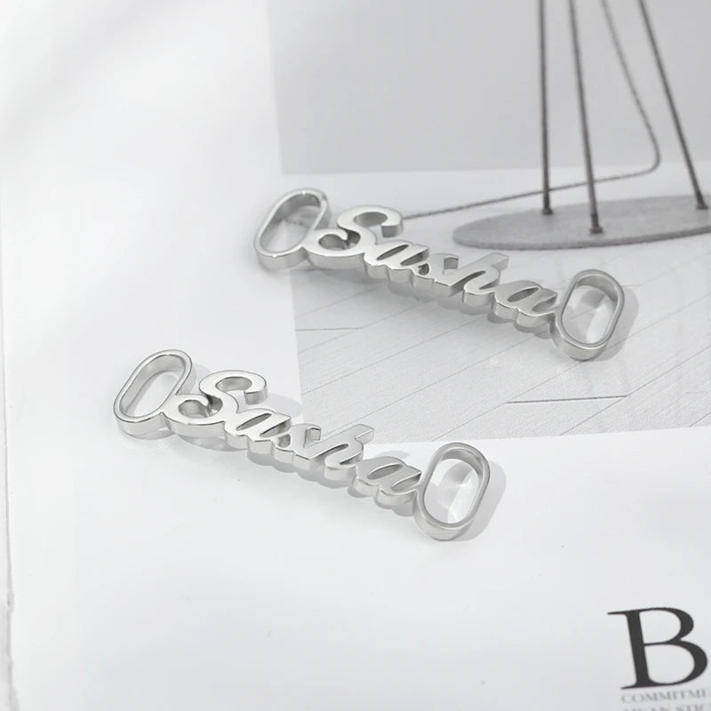 Personalized Stainless Steel Shoe Buckle Nameplate