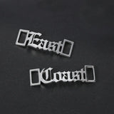 Stainless Steel Nameplate Buckie Charm Personalized Jewelry