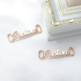 Personalized Stainless Steel Shoe Buckles Charms