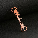 Personalized Shoe-buckle Nameplate Charm