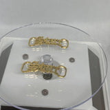 Personalized Stainless Steel Nameplate Buckie Silver Shoe Charm