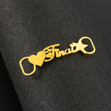 Custom Shoe-buckle Stainless Steel Nameplate Shoe Tag 1 Pair