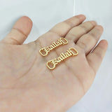 Custom Shoe-buckle Stainless Steel Nameplate Buckie Charm