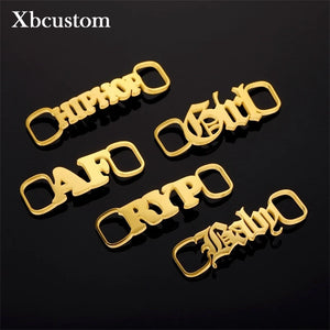 Custom Name Shoe-buckle Stainless Steel Charm