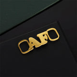 Custom Name Shoe-buckle Stainless Steel Charm