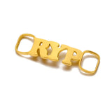 Custom Name Shoe-buckle Stainless Steel Charm
