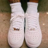 Personalized Stainless Steel Shoe-buckle Letters Buckie for Adults Kids