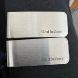 Personalized Stainless Steel Money Clip Holder Slim Wallet