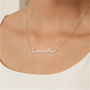 Custom Stainless Steel Necklace Personalized Pendant Jewelry for Women