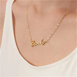 Custom Stainless Steel Necklace Personalized Pendant Jewelry for Women