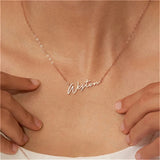 Custom Stainless Steel Necklace Personalized Pendant Jewelry for Women