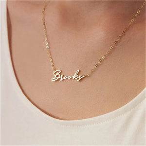 Custom Stainless Steel Necklace Personalized Pendant Jewelry for Women