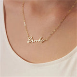 Custom Stainless Steel Necklace Personalized Pendant Jewelry for Women