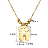 Customizable Stainless Steel Kids Pendants Necklace