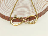 Personalized Stainless Steel Women Bracelet with Infinity Symbol Pendant