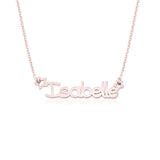 Star Necklace With Letter Personalized Stainless Steel Jewelry