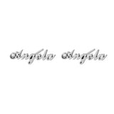 Stud Earrings English Letter Name Stainless Stud Earrings
