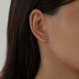 Stud Earrings English Letter Name Stainless Stud Earrings