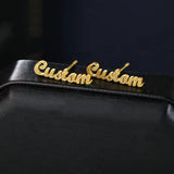 Matte Name Stud Earrings Personalized Letter Nameplate Earring