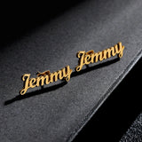 Personalized Stud Earrings Stainless Steel Jewelry Bridesmaid Gift