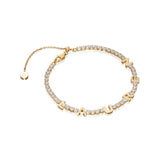 Personalized Tennis Bracelet Stainless Steel Women's Jewelry Gift