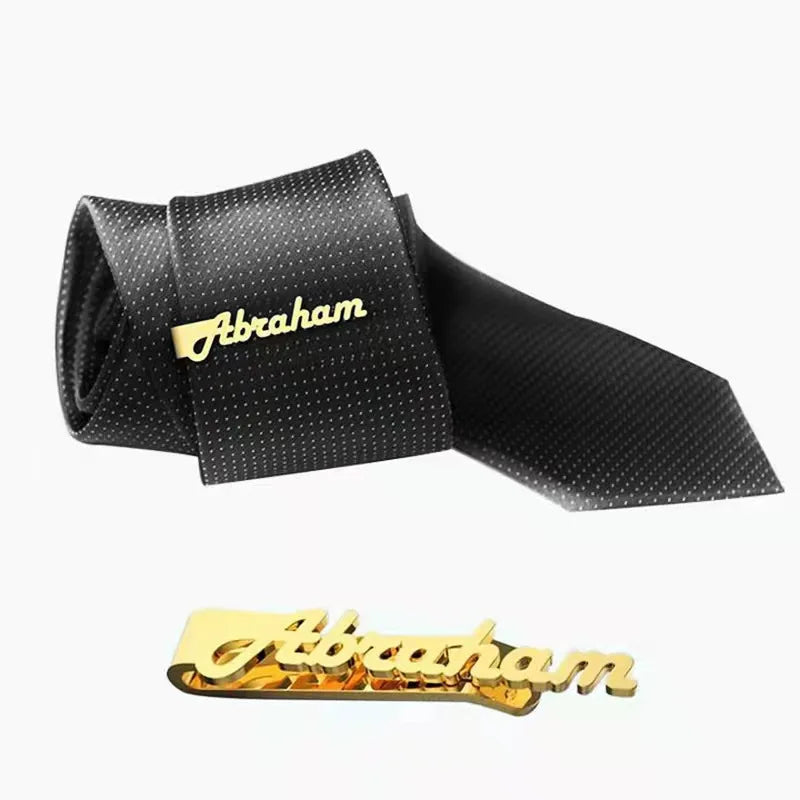 Personalized Stainless Steel Tie Clip for Men