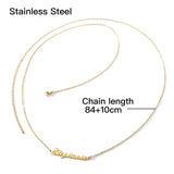 Waist Chain For Women Stainless Steel Letter Sexy Body Chain