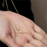Custom Stainless Steel Necklace for Women, Personalized Pendant