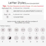 Name Bracelet Women Engraved Letter Stainless Steel Red Rope Bracelet