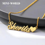 Heart Necklace for Women Stainless Steel Bohemian Choker Christmas Gift