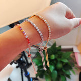 Personalized Zircon Letter Bracelet for Women