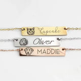 Nameplate Couple Bracelet Stainless Steel Chain ID Tag Bracelet