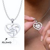Personalized Names Heart Necklace for Mothers