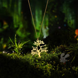 Personalized Life Tree Necklace for Women Stainless Steel Jewelry