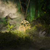 Personalized Life Tree Necklace for Women Stainless Steel Jewelry