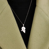 Cupids Arrow Heart Pendant Necklace Valentine Gift for Her