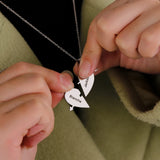 Cupids Arrow Heart Pendant Necklace Valentine Gift for Her