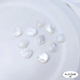 Natural Cat-Eye Shell Fish Petal Pendant DIY Jewelry Earring Accessories