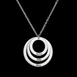 Family Necklaces Personalized Jewelry Stainless Steel