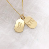 Personalized Nameplate Choker Necklace for Men