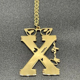 Letter Face Personality Necklace Choker Chain Jewelry