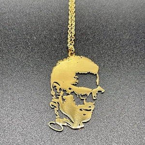 Letter Face Personality Necklace Choker Chain Jewelry