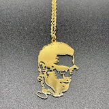Letter Face Personality Necklace Choker Chain Jewelry