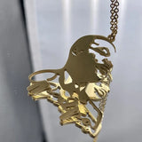 Letter Face Personality Necklace Choker Chain Jewelry