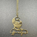 Letter Face Personality Necklace Choker Chain Jewelry