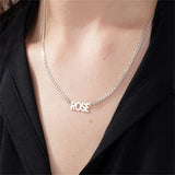 Personalized Name Guban Chain Stainless Steel Necklace for Women