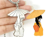 Kids Drawing Necklace Personalized Gift NL2697