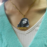 Family Picture Pendant Necklace for Christmas